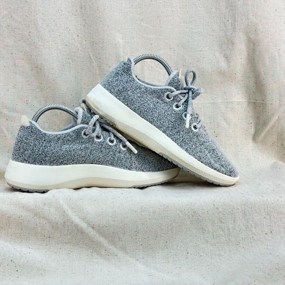 Allbirds Wool Runners Dapple Light Grey Cream Sole Women 8 Sneakers WRM Casual - Picture 4 of 13